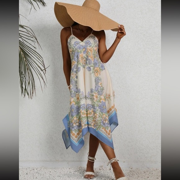 Boho floral print cami dress - Picture 4 of 7